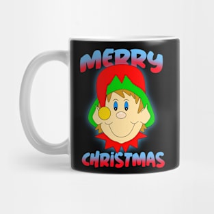 FESTIVE Merry Christmas Elf Gift Mug